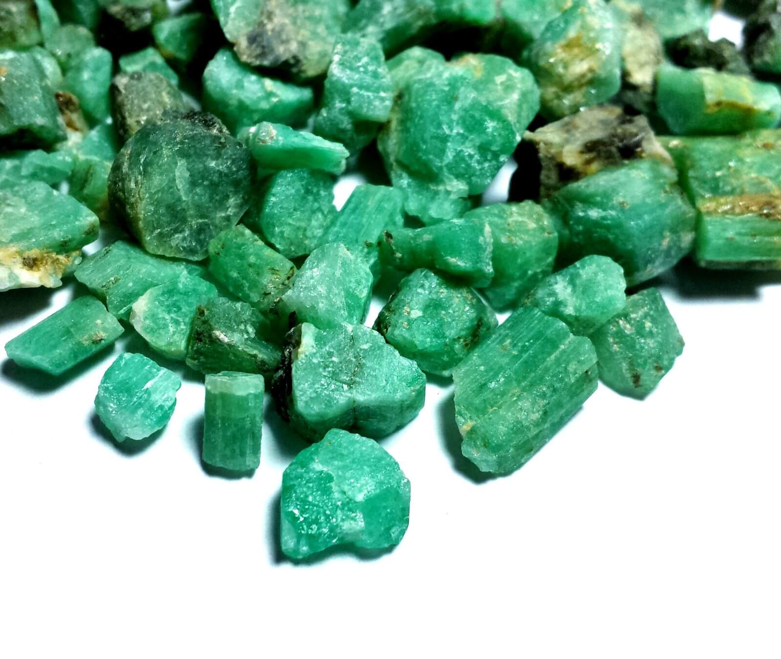 Emerald Blue Rough Specimen (100CTW) ~ BUY 2 GET 1 FREE - Gold Crown