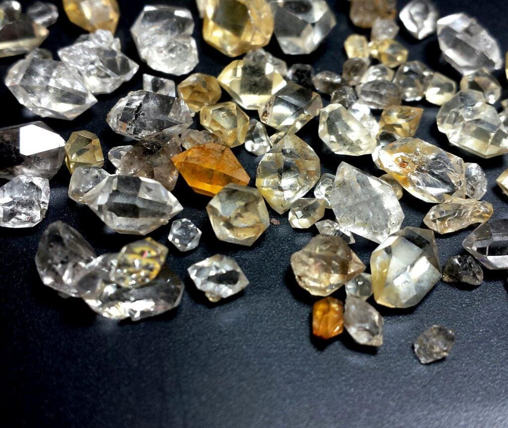 Quartz Herkimer Diamond 1x2mm7x5mm (25ctw) BUY 2 GET 1 FREE Gold