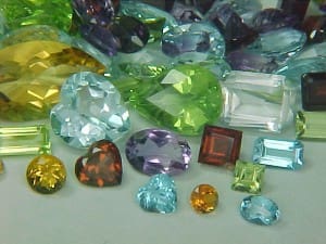 Mixed Semiprecious Faceted Gems (10 Ctw Parcel)