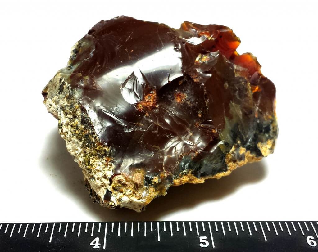 Opal Oregon Juniper Ridge Rough 2 3/4"x 2 1/2" 670Crts Gold Crown Jewelry