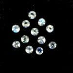 Moonstone Rainbow Faceted Round 3mm (12 Pcs)
