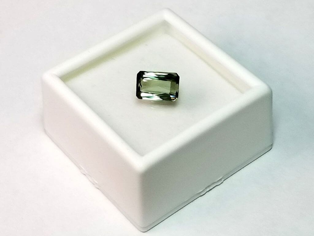 Tourmaline Green Scissor Cut 9x6mm 2.14Crts Gold Crown Jewelry