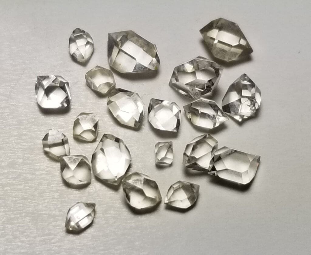 Quartz Herkimer Diamond Water Clear 1x2mm6x4mm (5ctw) BUY 2 GET 1