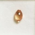 Sunstone Oregon Copper-Schiller Briolette (undrilled) 9.7x8.2mm 2.46crts