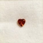 Garnet Spessartite Heart 5mm 0.53crts