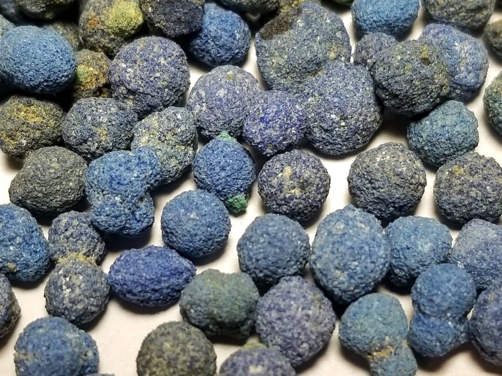 (Q2) Azurite Blueberries Utah Rough Specimen 4.57mm (25pcs) BUY 2 GET 1 FREE Gold Crown Jewelry